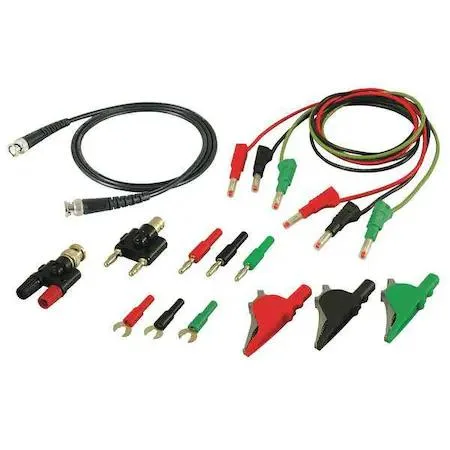 B&amp;K Precision B&amp;K Precision 545 Test Lead Kit Red/Black/Green Silicone 600 V — product photo