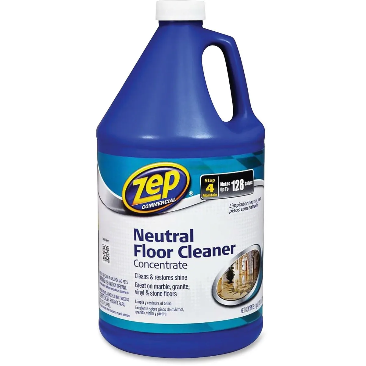 Zep Zep ZUNEUT128CT Neutral Floor Cleaner Concentrate 128 fl oz 4/Carton — product photo