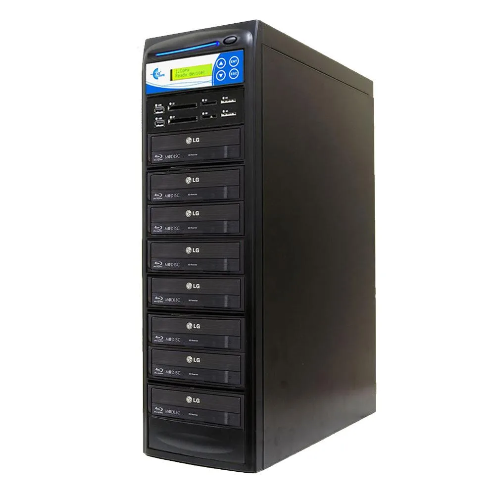 EZ Dupe, Inc. EZ Dupe, Inc. Media Mirror Plus BD M1007-SSPBD Duplicator 1 to 7 — product photo