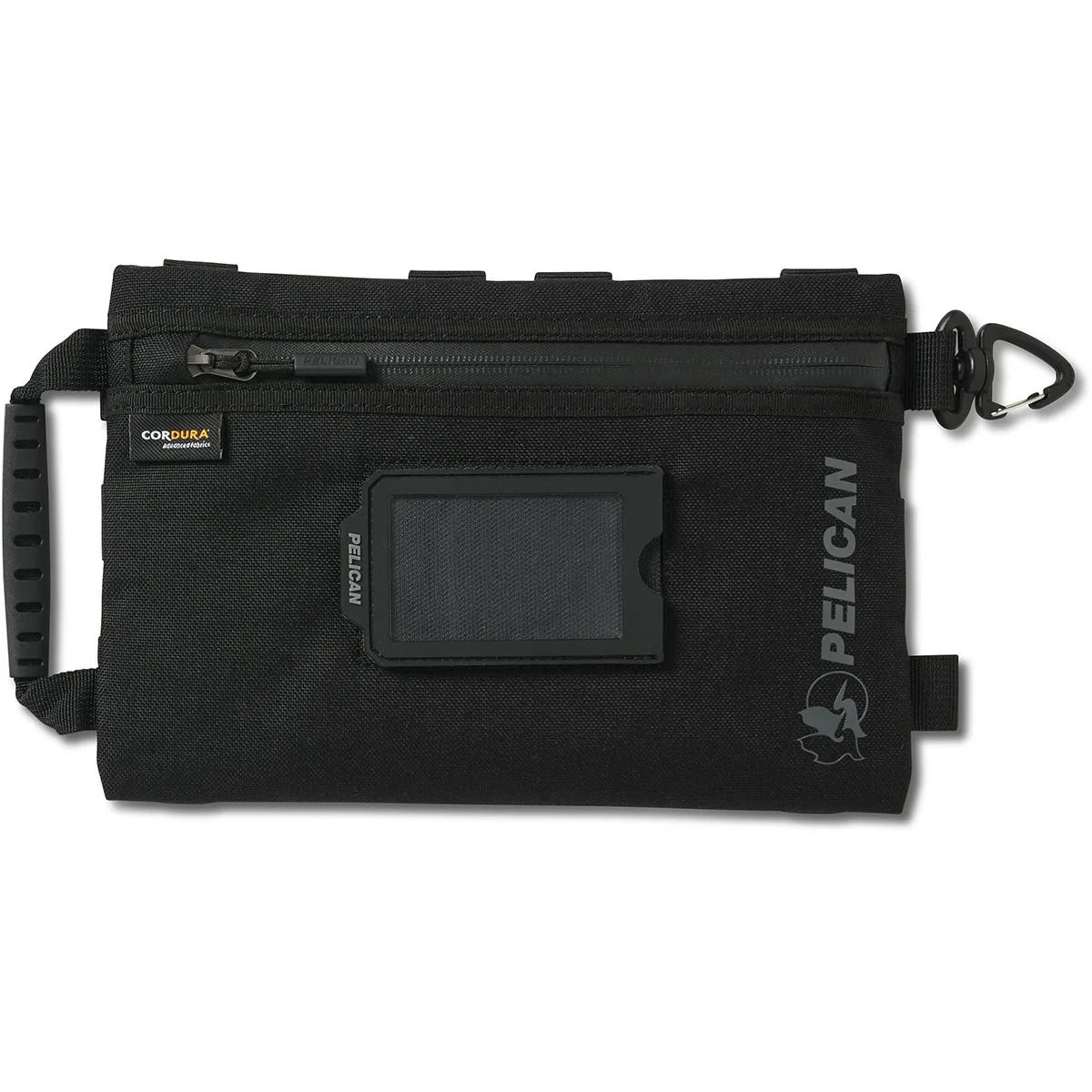 Black medium storage pouch in 500D Cordura with external attachment points and YKK zipper