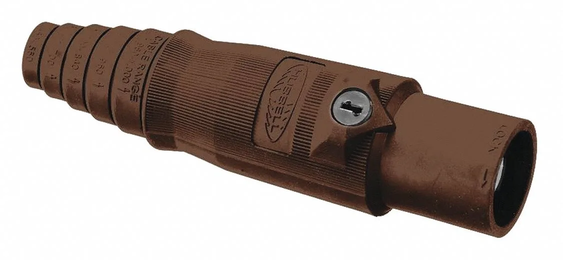 Hubbell Incorporated Hubbell Incorporated HBL400MBN Series 16 Male Connector 2/0 to 4/0 — product photo