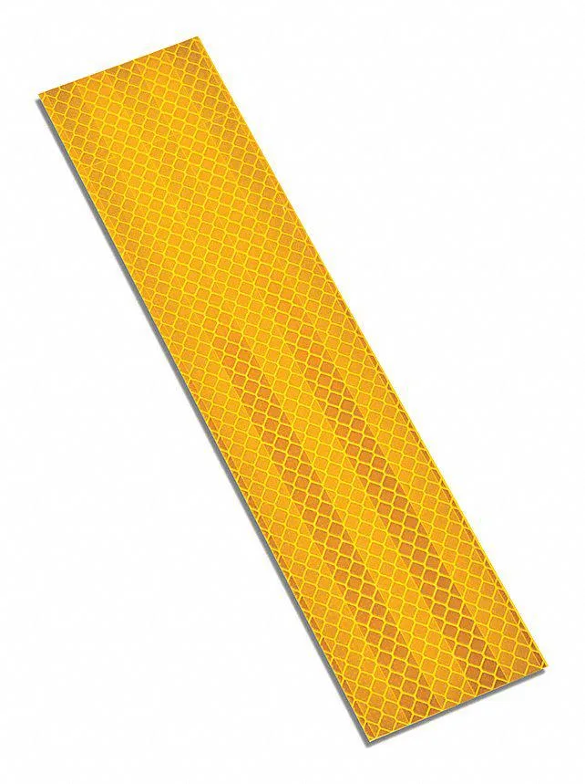 3M 3M Reflective Tape Yellow Polyester 983-21 2in x 12in Pack of 10 — product photo
