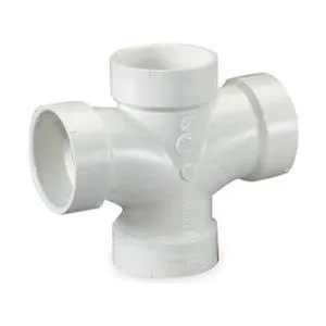 Mueller Industries, Inc. Mueller Industries, Inc. 1WJT2 PVC Double Sanitary Tee Trap 3 in — product photo