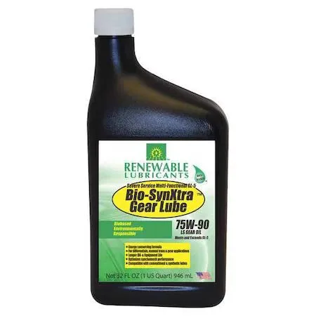 Renewable Lubricants Renewable Lubricants Semi-Synthetic 75W-90 Gear Oil 82121 1 qt — product photo