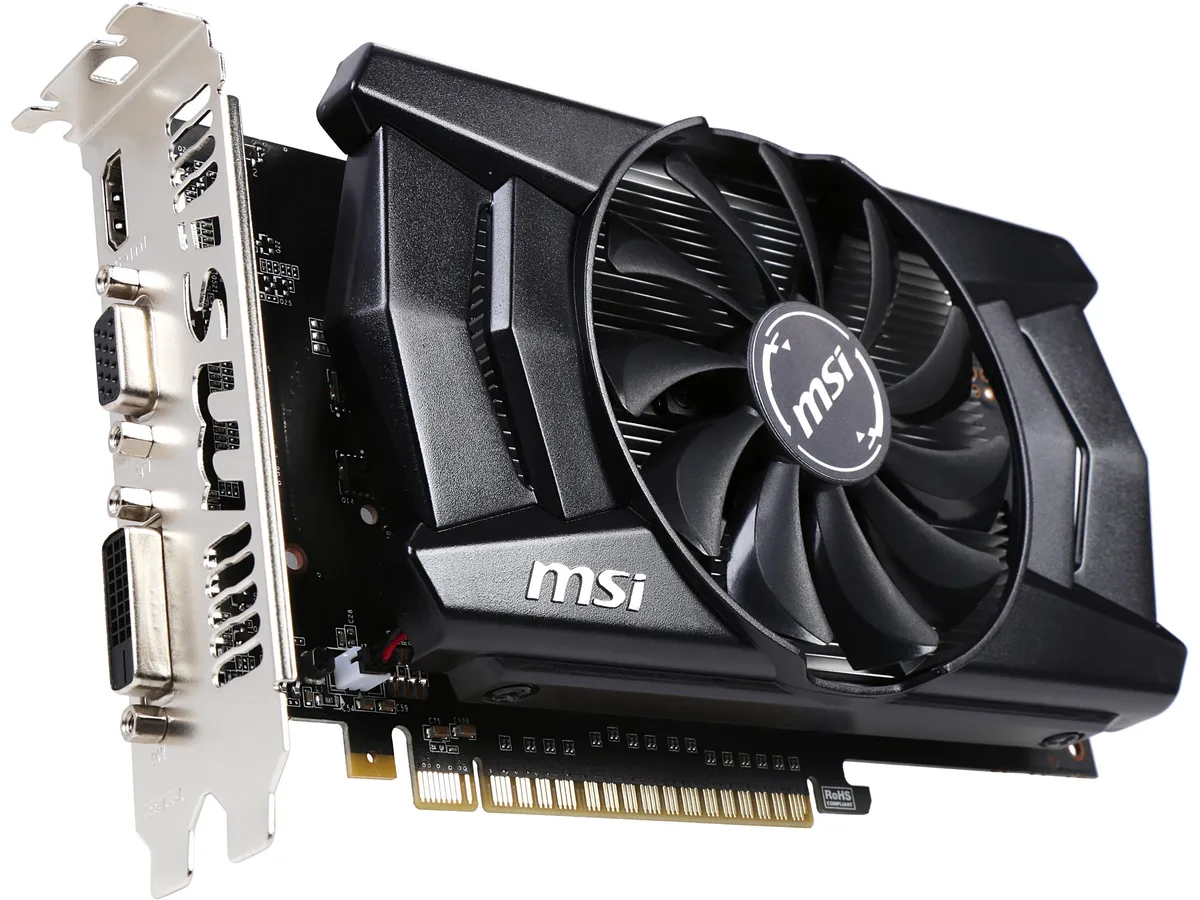 MSI MSI GeForce GTX 750 Ti N750TI-2GD5/OC graphics card — product photo
