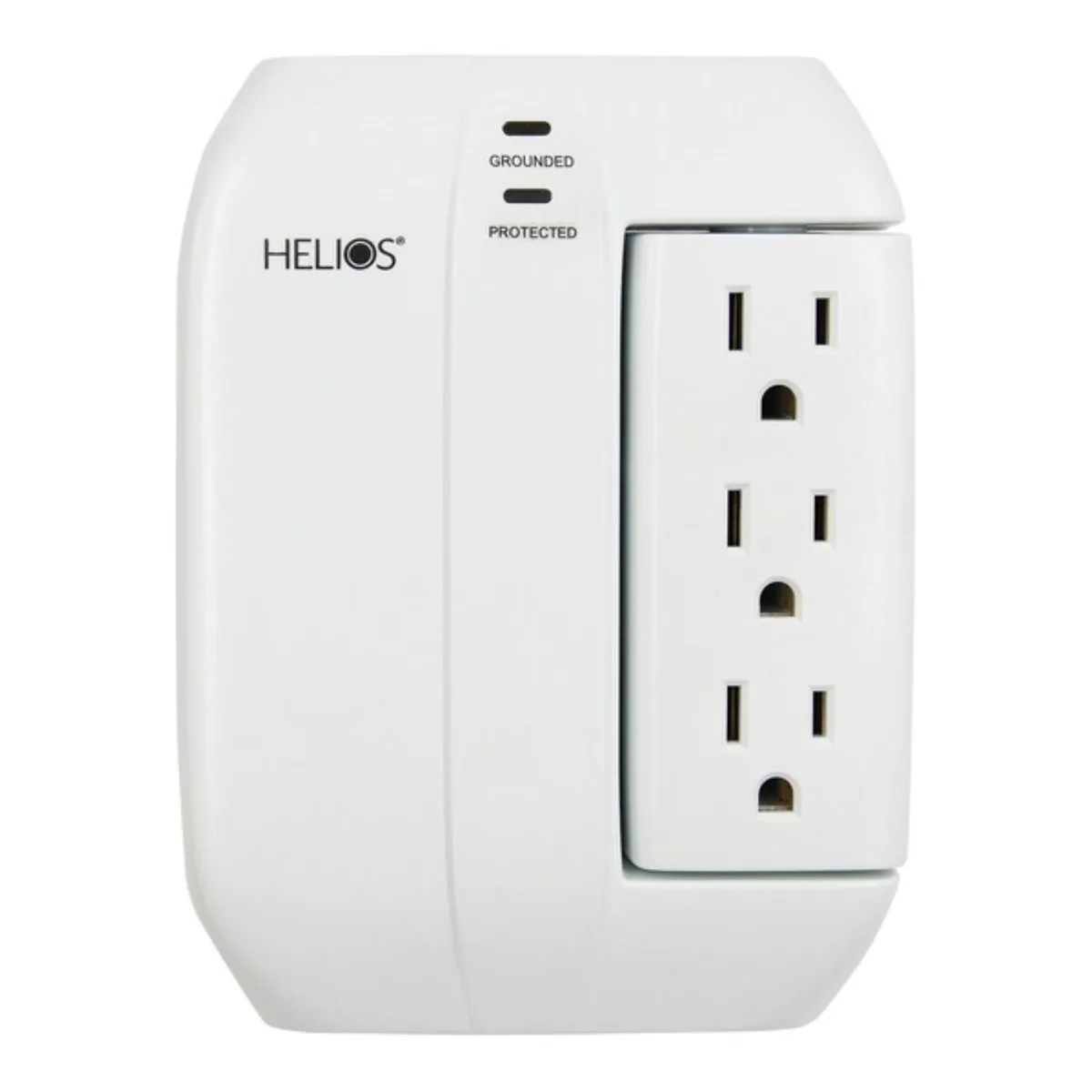 HELIOS HELIOS AS-HP-5R 5-Outlet Surge Protector 2 USB 2.1A 450J — product photo