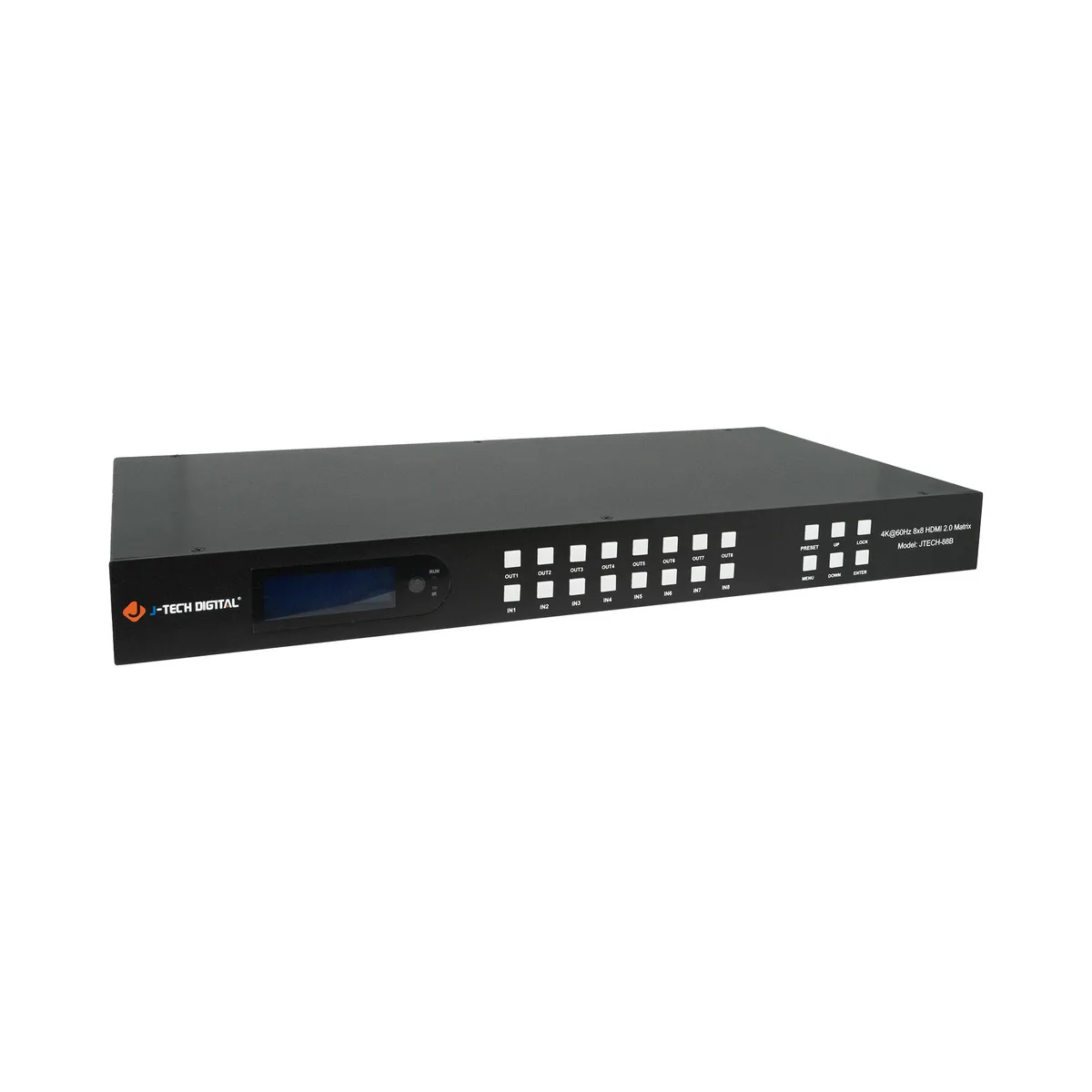 J-Tech Digital Inc. J-Tech Digital Inc. JTECH-88B 8x8 HDMI 2.0 Matrix Switch 4K 60Hz ARC — product photo