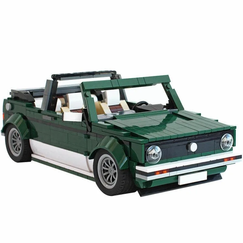 ZITIANYOUBUILD ZITIANYOUBUILD MOC-26778 VW Golf MK1 Cabriolet Building Set 10242 — product photo