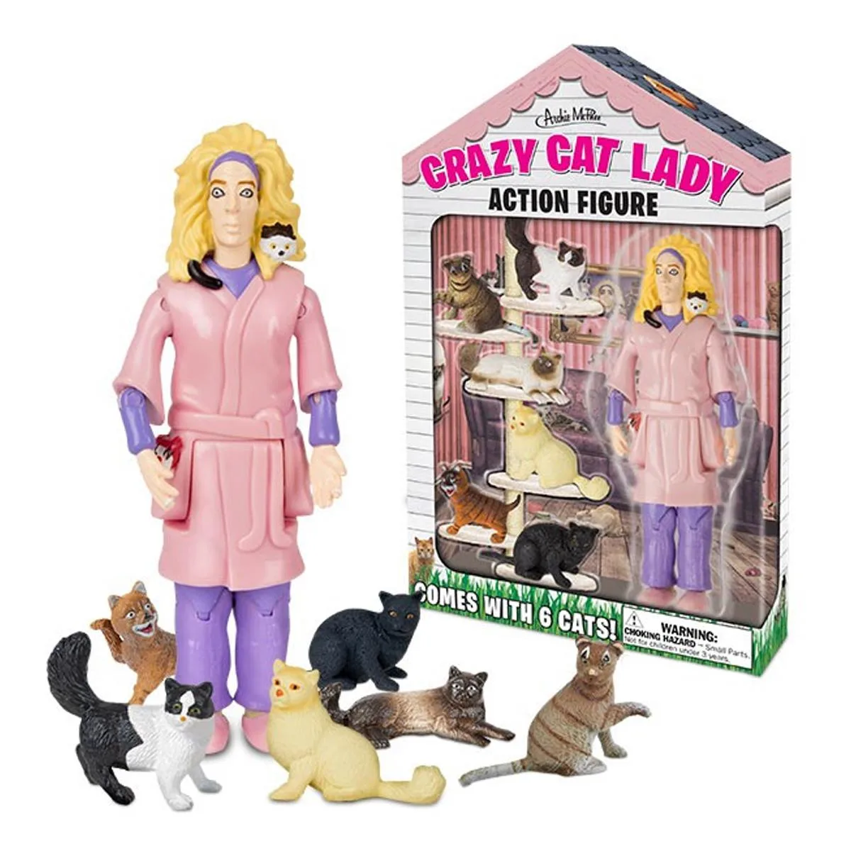 Accoutrements, LLC Accoutrements, LLC AU12470 Crazy Cat Lady action figure — product photo