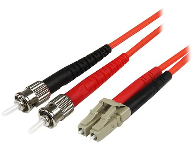 STARTECH STARTECH 50FIBLCST5 16.4 ft fibre optic cable LC to ST 50/125 OM2 duplex — product photo