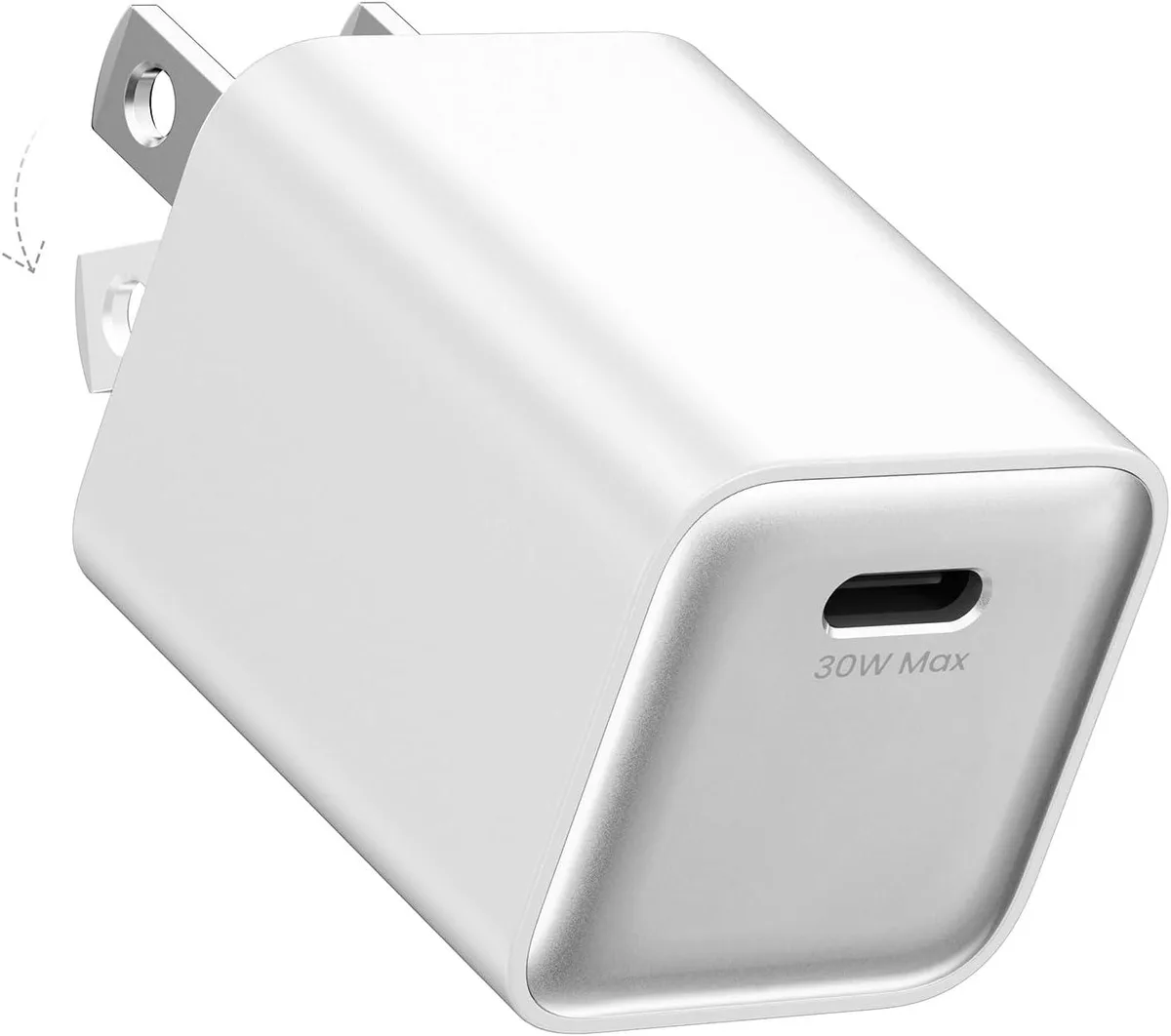 Kootion Kootion 30W USB-C Charger GaN III PD3.0 PPS QC4.0 White — product photo