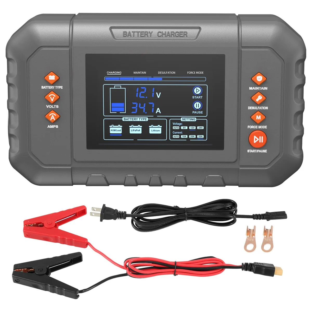 VEVOR VEVOR GS450C 35A Smart Battery Charger 6V 12V 24V — product photo