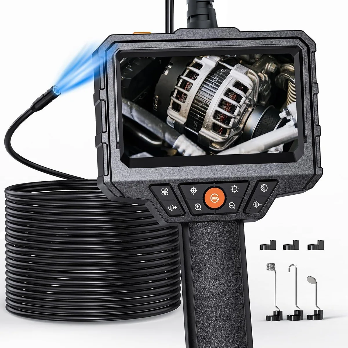 KEHIPI KEHIPI G40-M 4.3" 1080p 16.4ft Semi-Rigid Cable Endoscope — product photo
