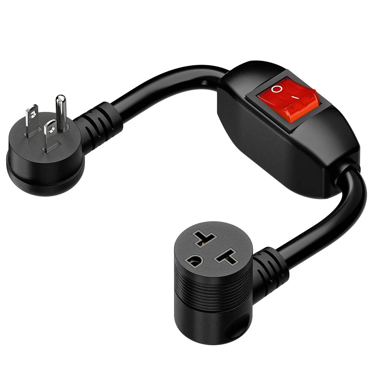 LORDWORLD LORDWORLD 12AWG 4-in-1 T-Blade Adapter with 20A Inline Switch 1FT — product photo