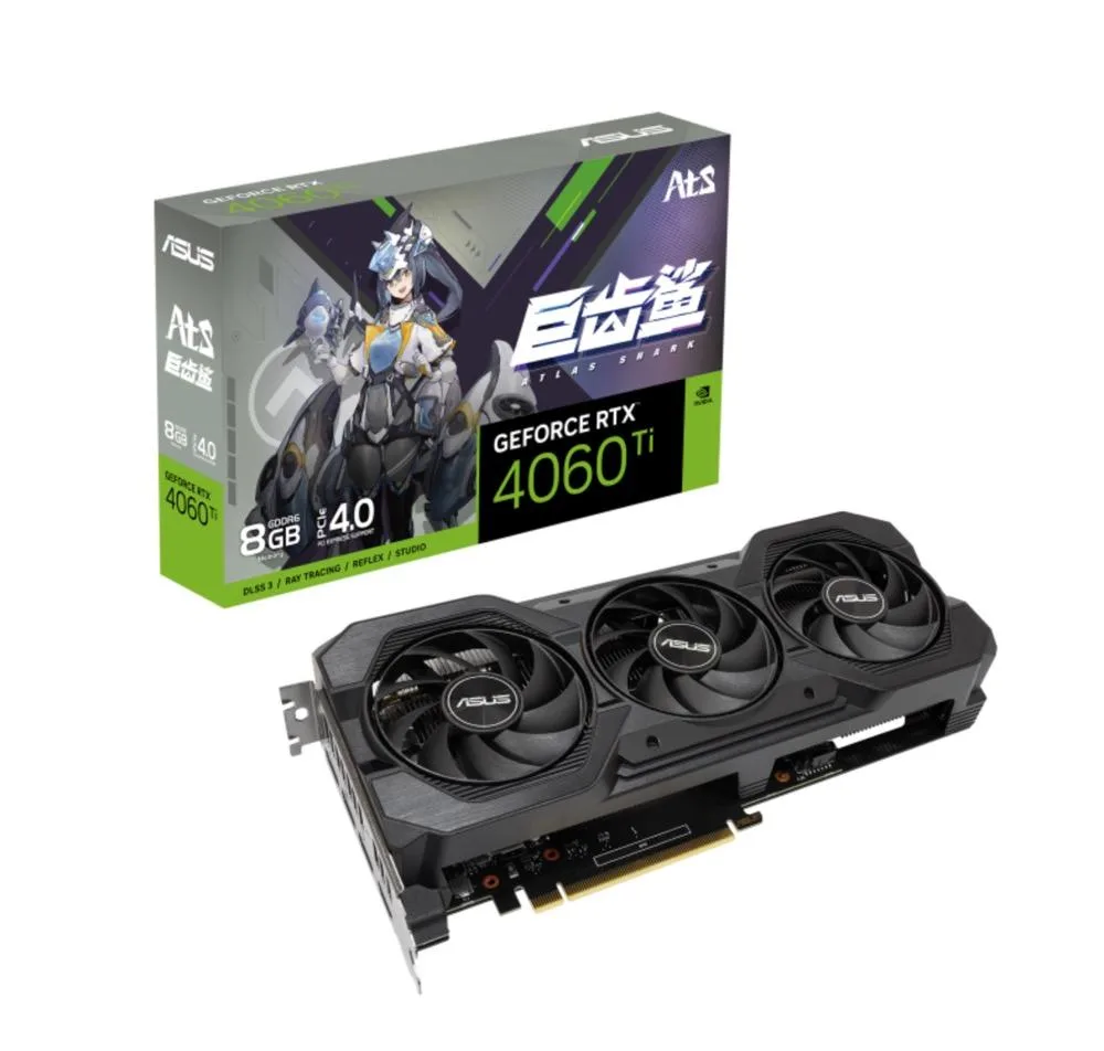 ASUS ASUS ATS GeForce RTX 4060 Ti 8GB graphics card — product photo