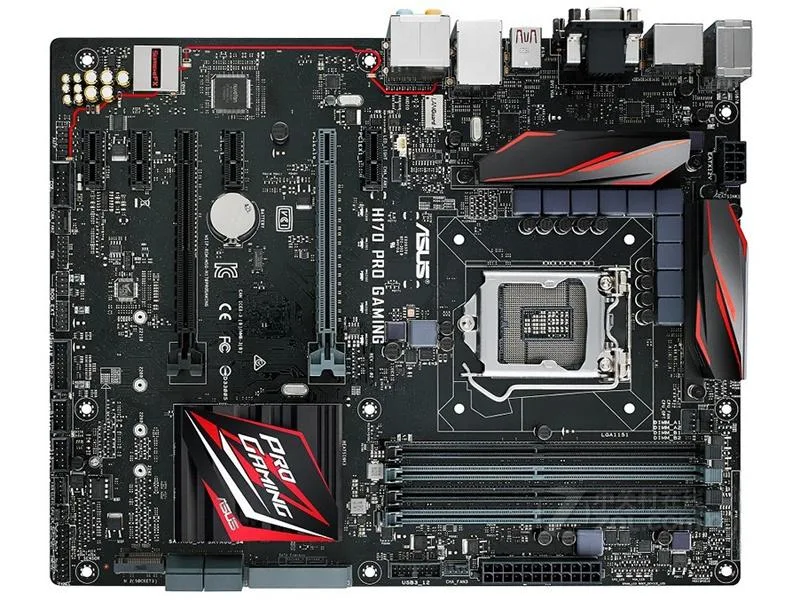 ASUS ASUS H170 PRO GAMING LGA 1151 Intel H170 DDR4 64GB ATX Intel motherboard — product photo