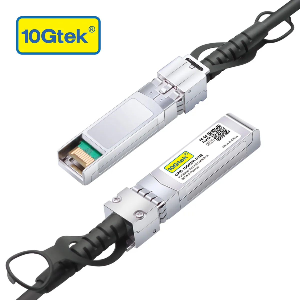 10Gtek 10Gtek SFP+ DAC Cable 3m Passive 10GbE network ethernet cable — product photo