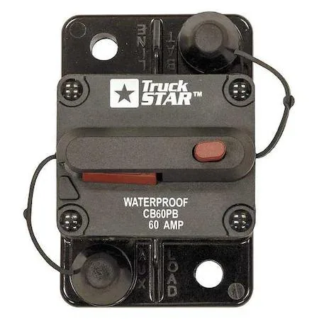 Buyers Products Company Buyers Products Company CB60PB 60 A circuit breaker car electronics accessory — product photo