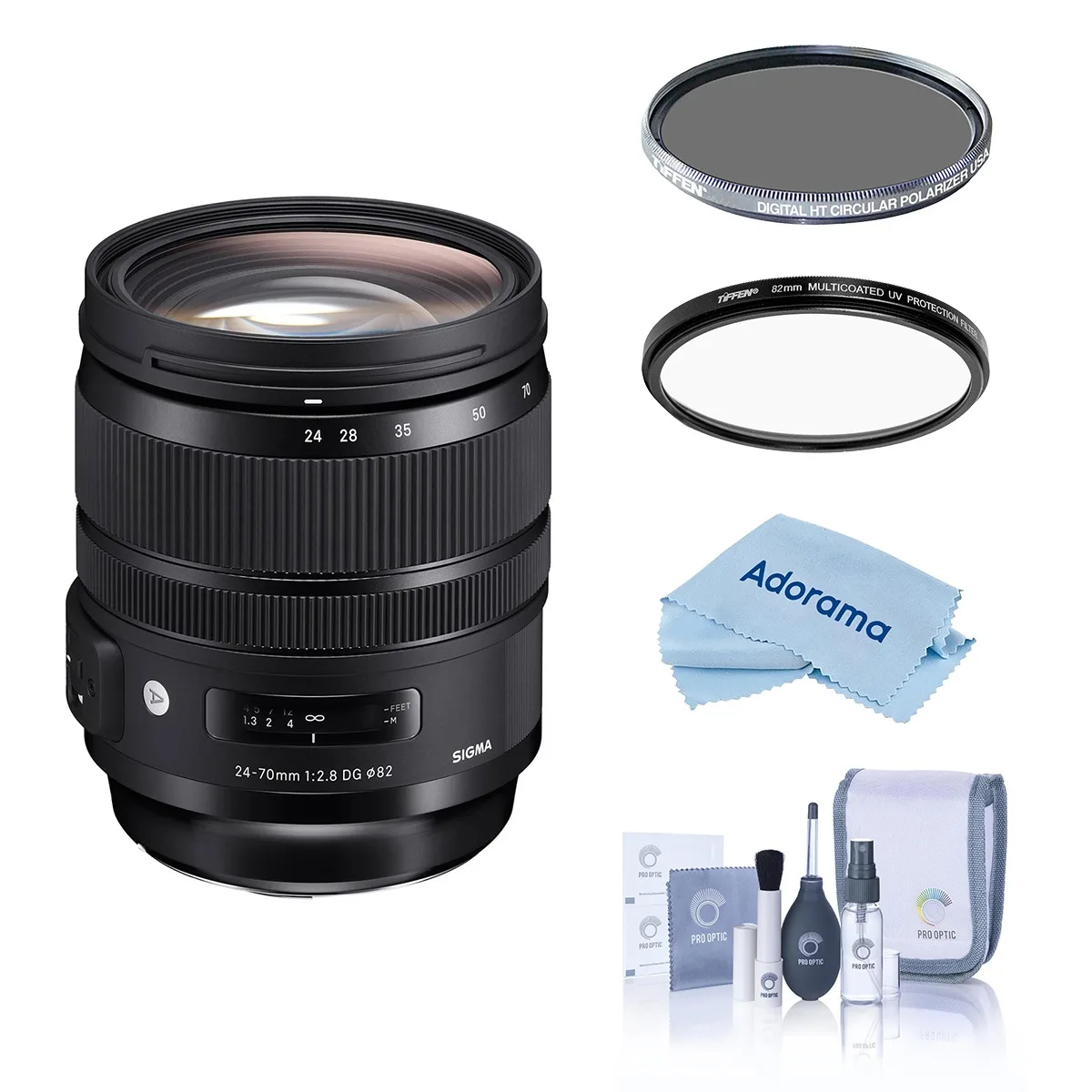 SIGMA SIGMA 24-70mm f/2.8 DG OS HSM ART camera lens — product photo