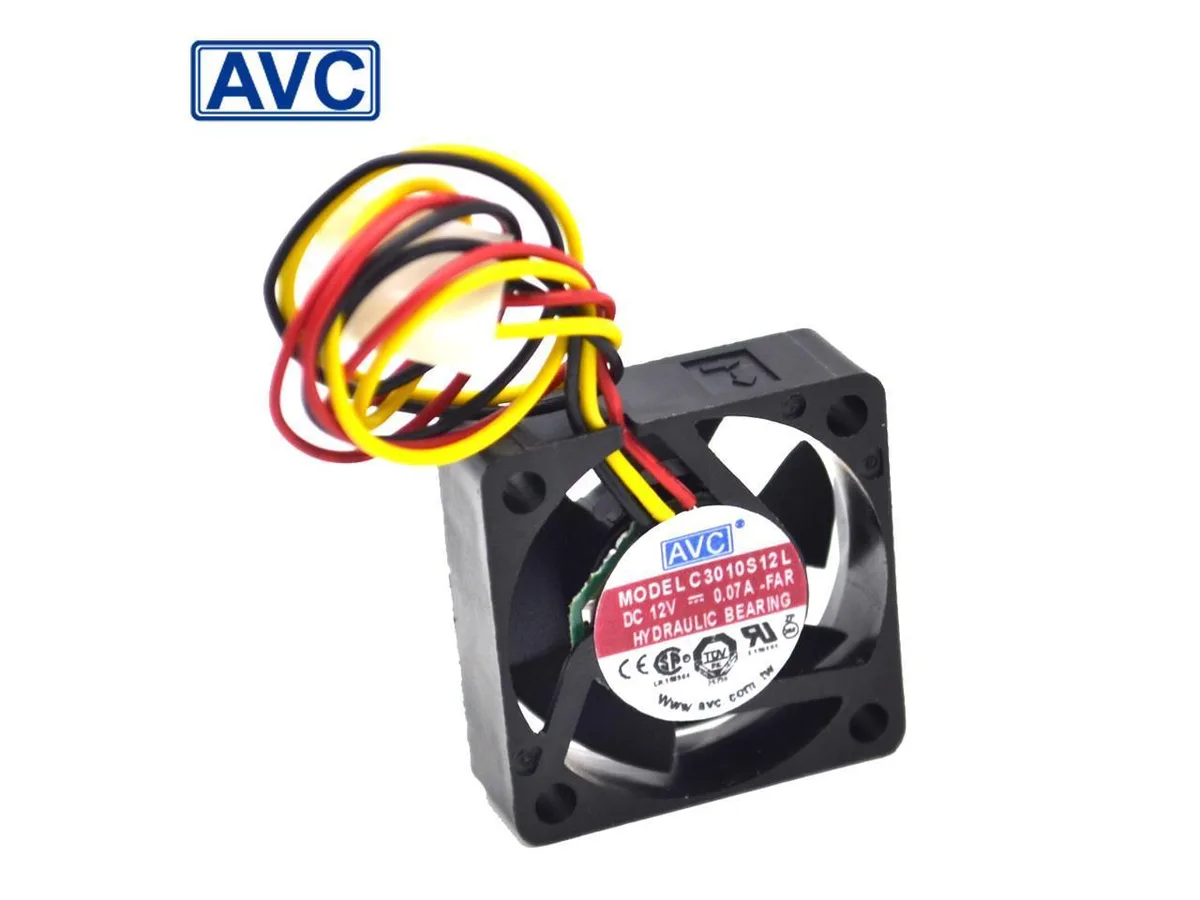 Fans Fans C3010S12L 3010 30x30x10mm 12V .07A case fan — product photo