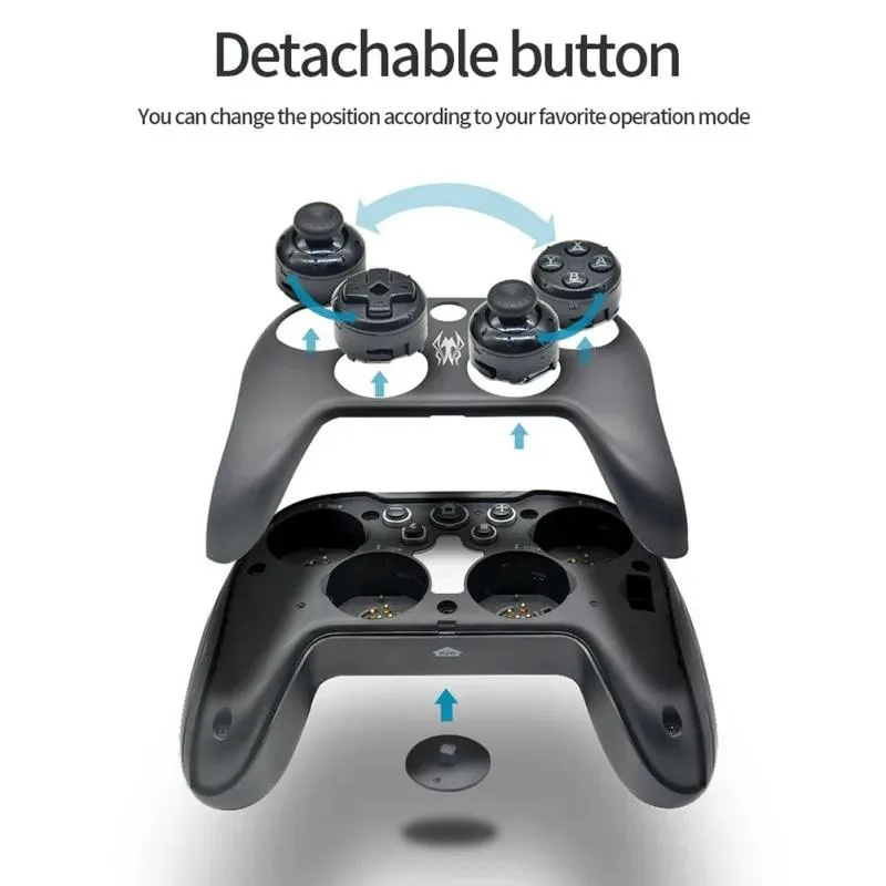 Hetai Tech PG-9139 wireless gamepad with dual analogue sticks and face buttons