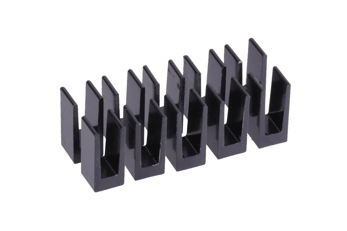 Alphacool Alphacool 19121 GPU heatsinks 7×7×15 mm black 10 pack — product photo