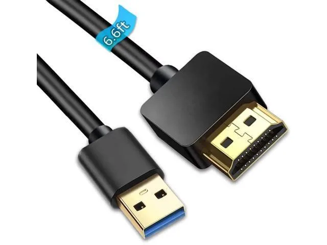 Manw Manw USB to HDMI Adapter Cable 6.6ft 1080P Windows — product photo