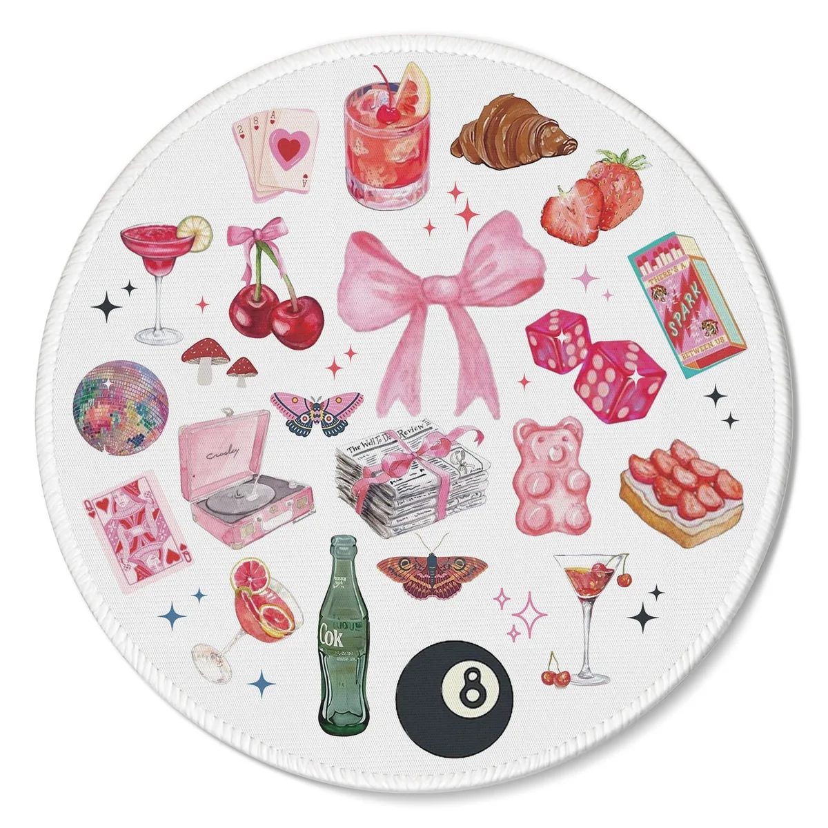 Xiyurlk C070-SDBK-TSQF Mouse Pad 7.9x7.9 in — product photo