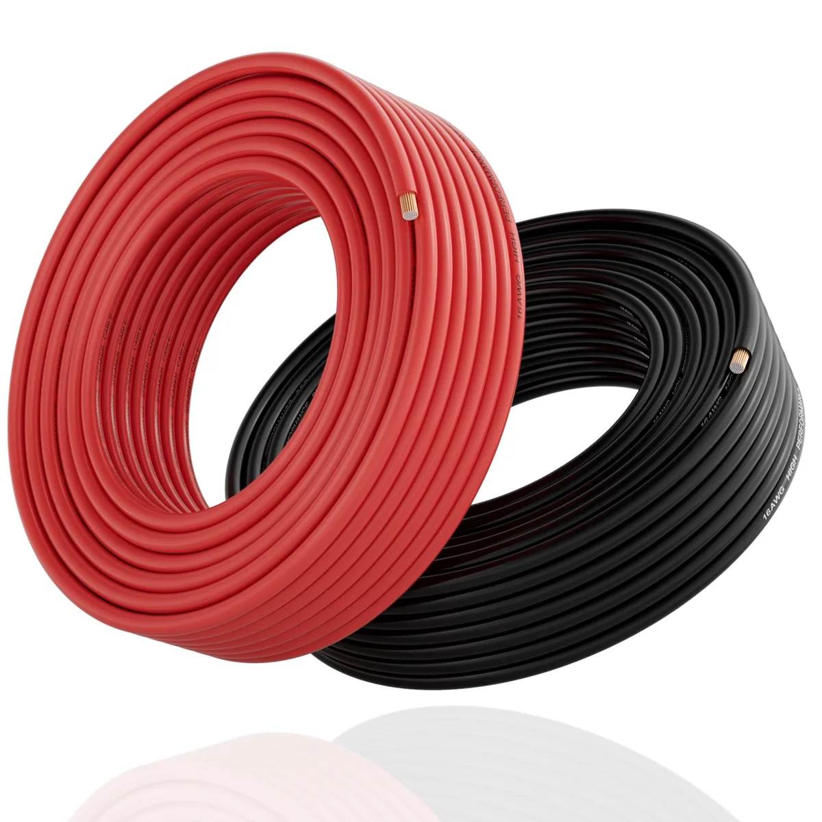  RCA 16AWG CCA Speaker Wire 25ft 2-Pack Red/Black — product photo