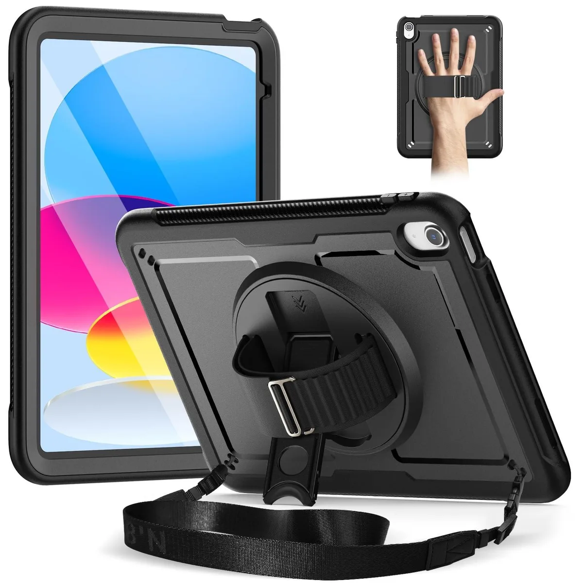 TIMECITY TIMECITY iPad 11th Gen 11" 2025 / 10th Gen 10.9" 2022 2 in 1 accessory - Black — product photo