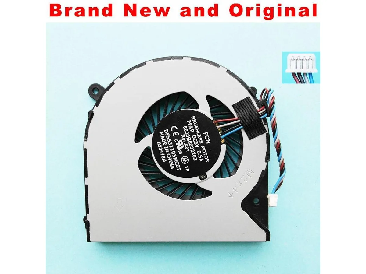 Fans Fans CPU cooler DFS531105MC0T FFAP for Toshiba Satellite L50 L55 — product photo