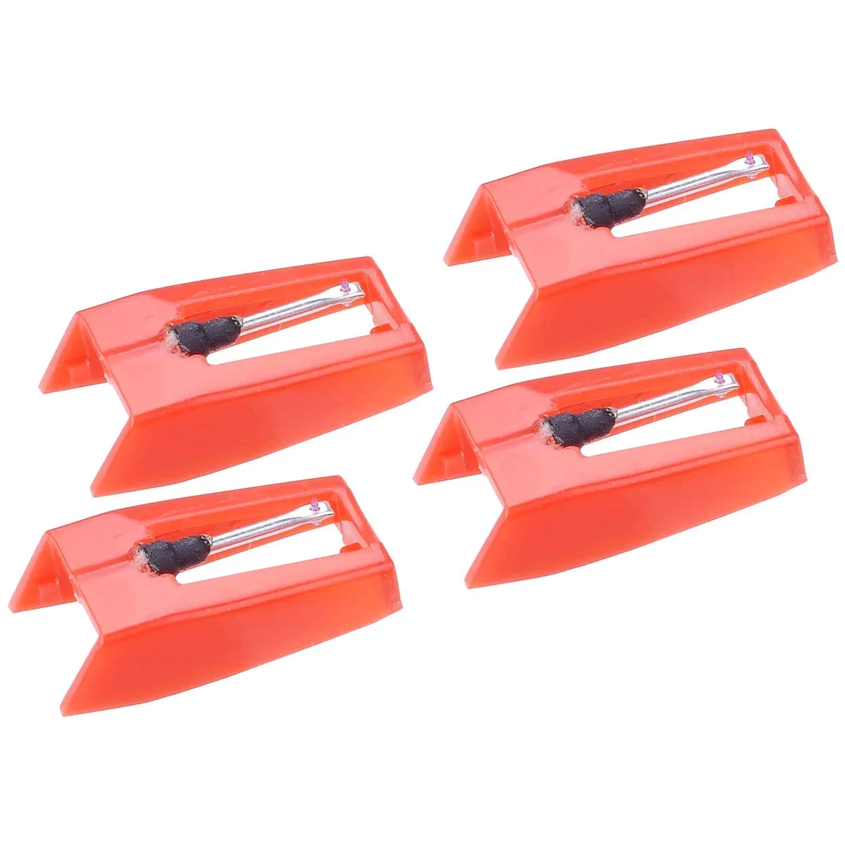 Yescom USA, Inc. Yescom USA, Inc. 28STN001-P-02X2 Pack of 4 Ruby Tipped Turntable Needles — product photo