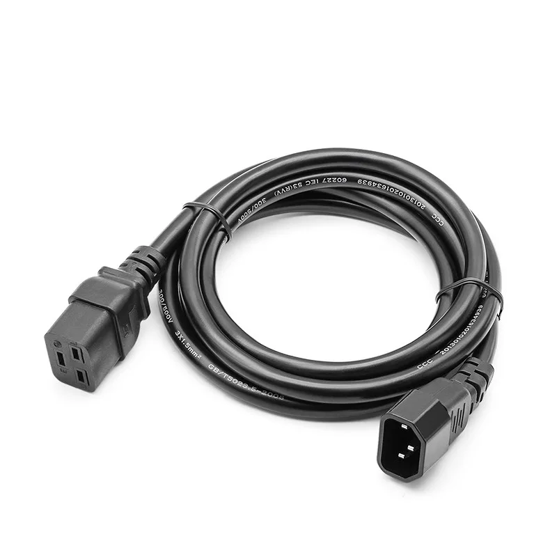 TeKit TeKit C14 to C19 Extension Cord 14 AWG 13.1 ft Black — product photo