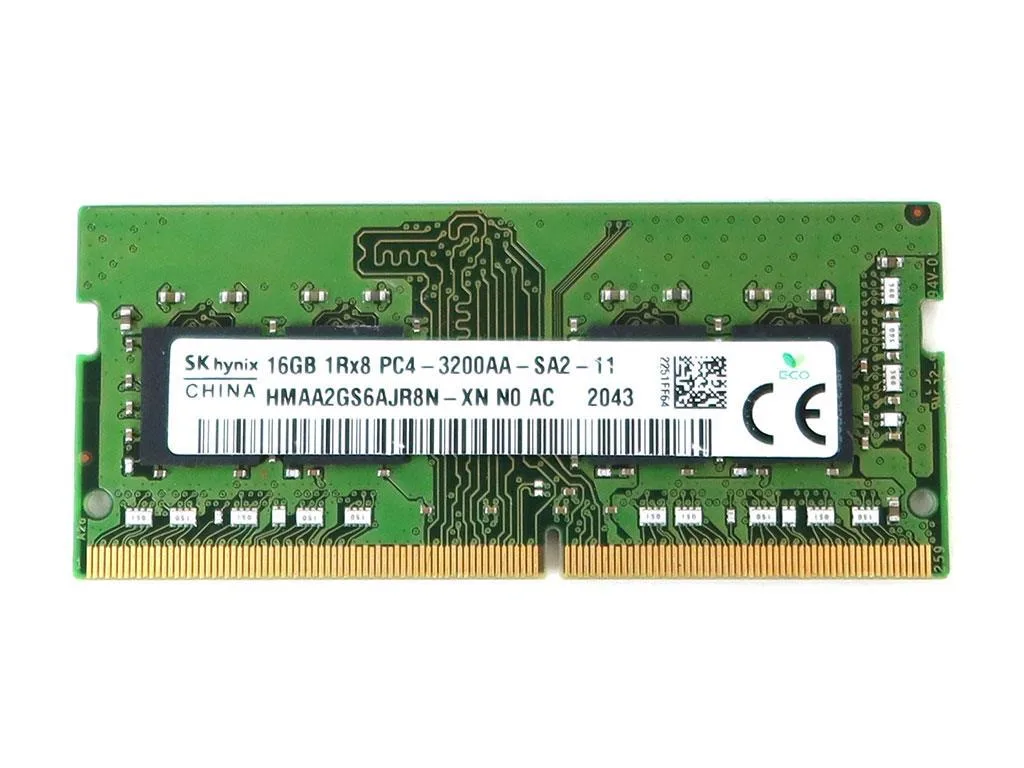 SK hynix SK hynix HMAA2GS6AJR8N 16GB DDR4 3200 laptop memory accessory — product photo
