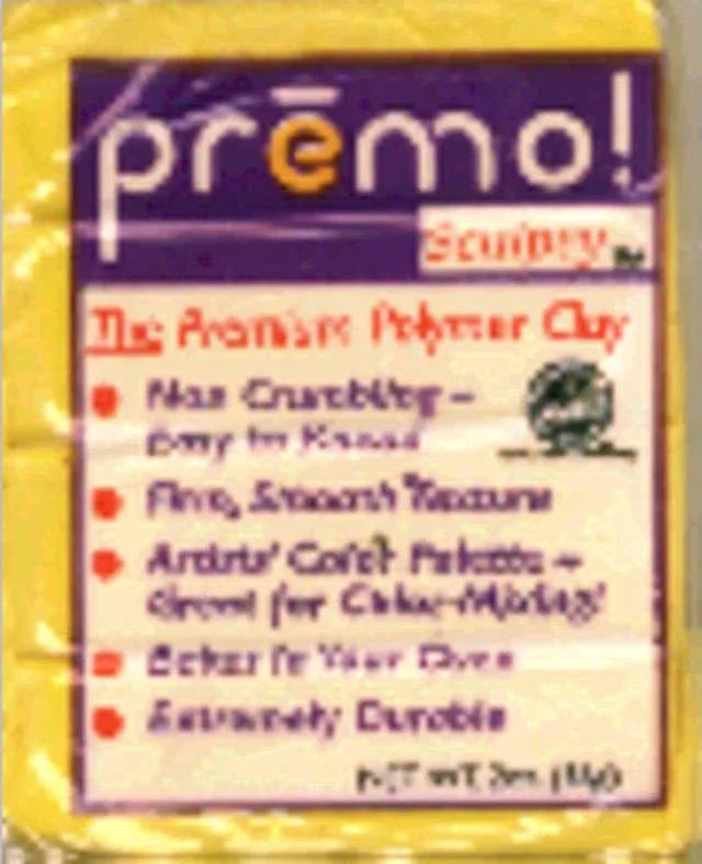 POLYFORM POLYFORM Premo Sculpey Polymer Clay 2oz Cadmium Yellow — product photo