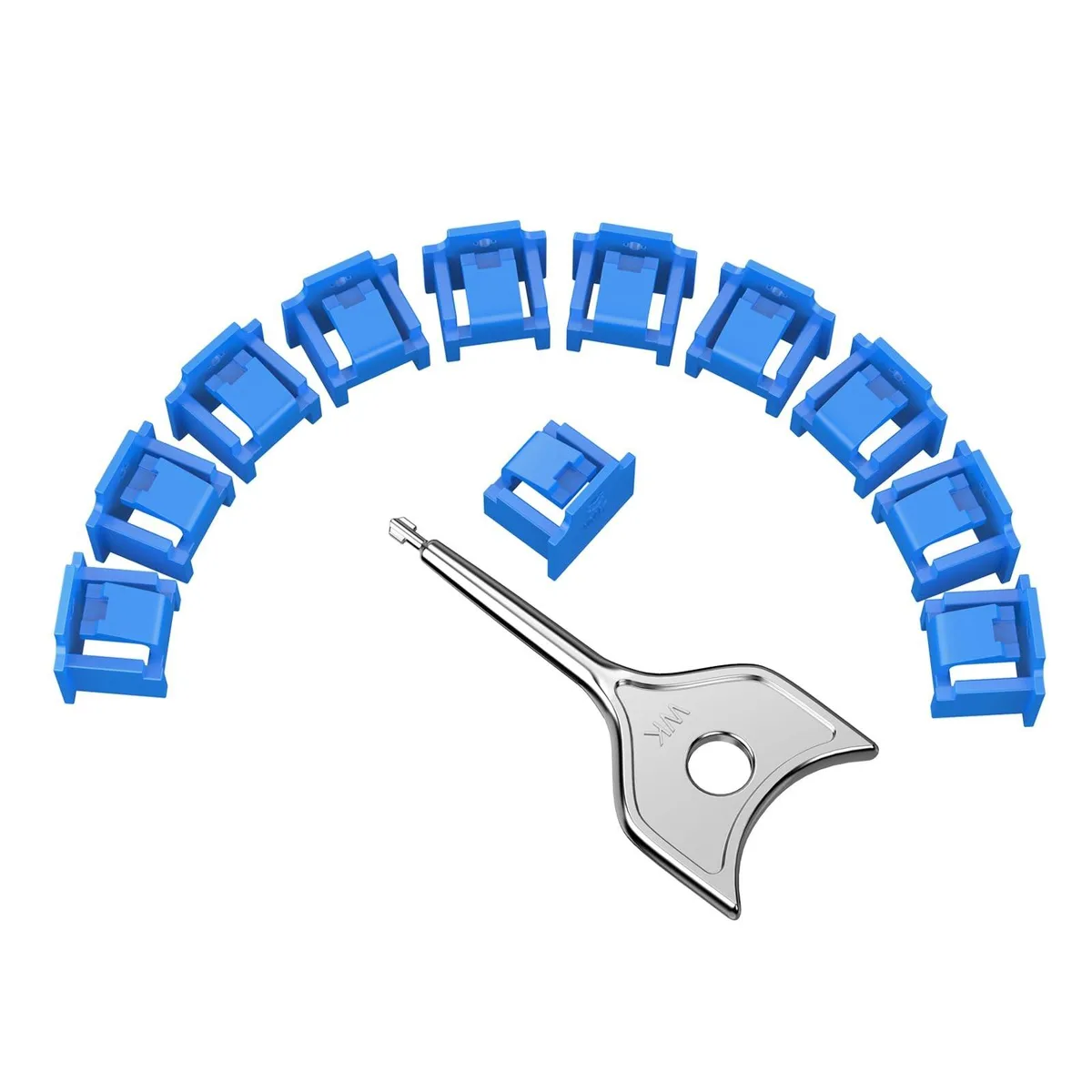 ARCTIC ARCTIC RJ45 Port Lock 100pcs Blue 2 in 1 accessory — product photo