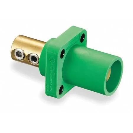 Hubbell Incorporated Hubbell Incorporated HBLMRGN Male Receptacle Green Double Set Screw 400 A — product photo