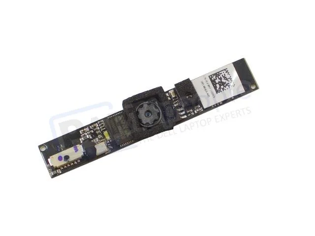 Small rectangular webcam module, matte black finish