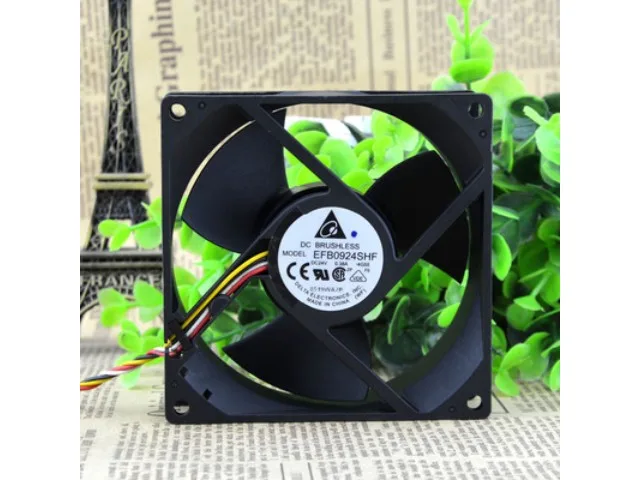 Fans Fans EFB0924SHFSize 24V .38A 92x92x32mm case fan — product photo