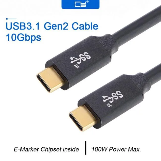 Cablecc Cablecc USB-C 3.1 Gen2 10Gbps 100W E-marker 50-300cm — product photo
