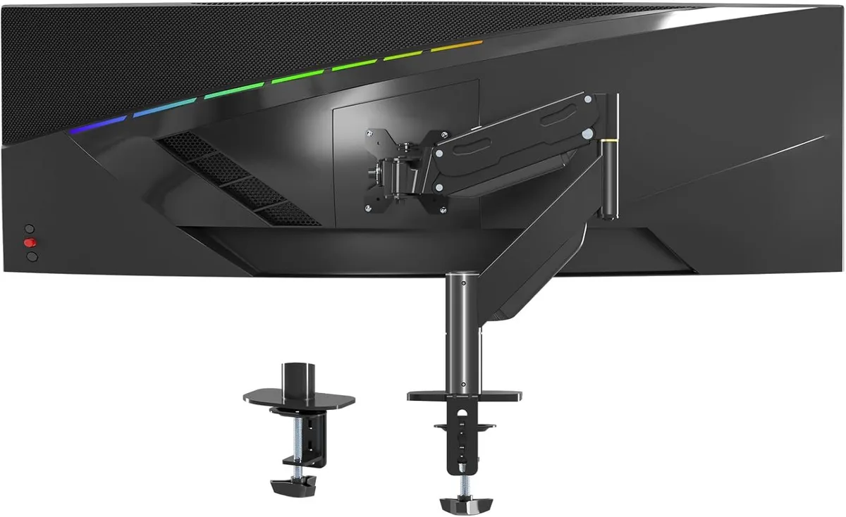 PISKEKAT PISKEKAT 13" Spring Monitor Arm 17-49" 46.2lb VESA 75/100 — product photo