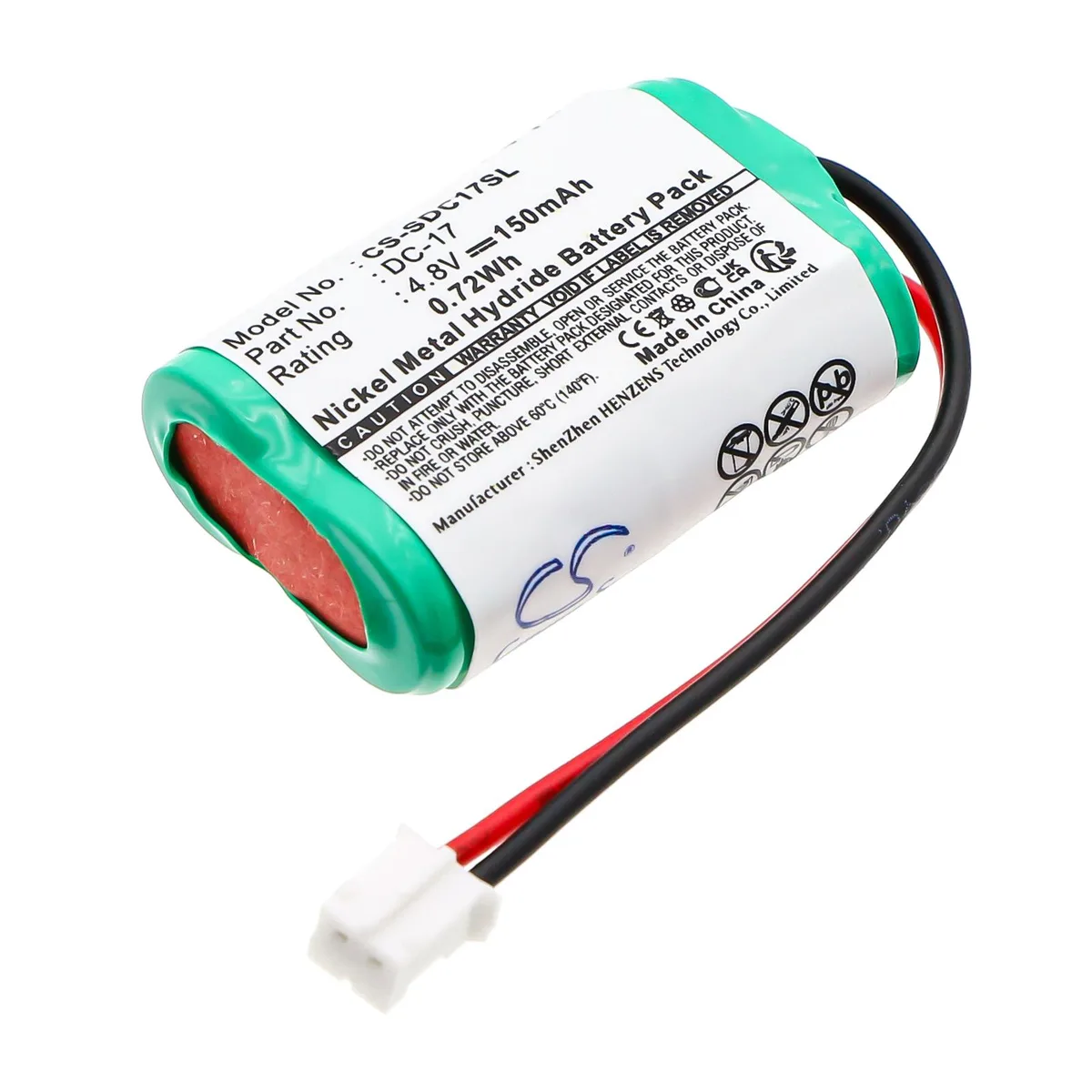Estry Estry 4.8V 150mAh Ni-MH standard battery for SD-400 SD-400S SDT00-11907 — product photo