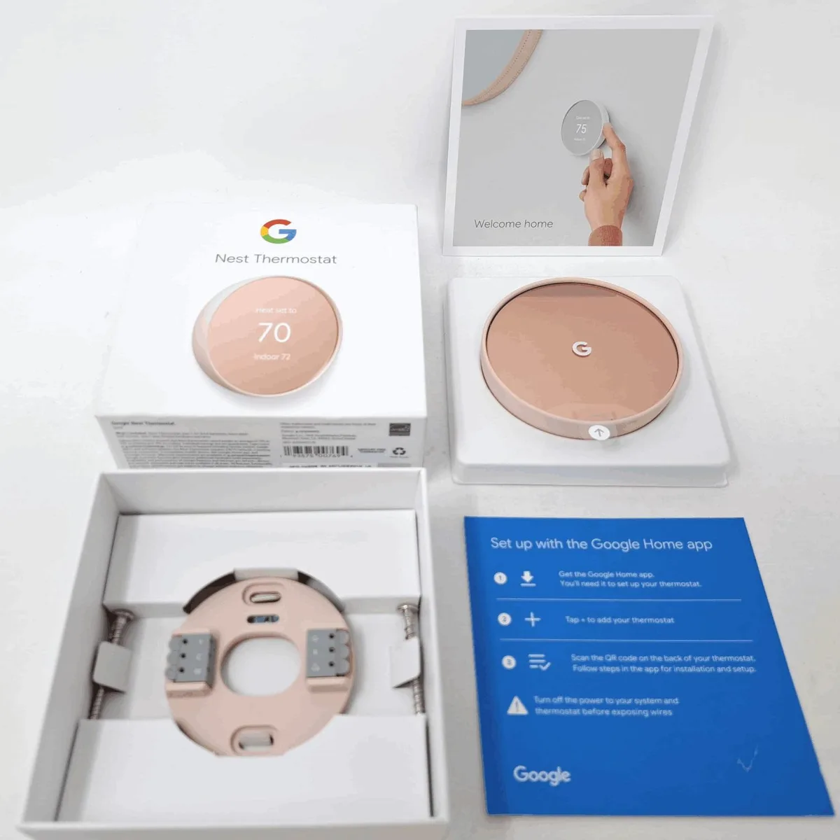 Nest Nest GA02082-US Smart Thermostat Sand — product photo