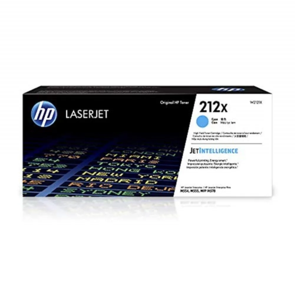 HP HP W2121X 212X High Yield Cyan Toner Cartridge 10000 pages — product photo