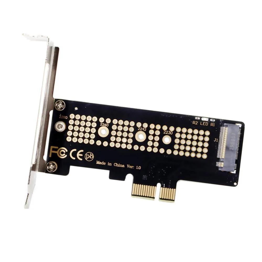 LORDWORLD LORDWORLD PCI-E 3.0 x1 to M.2 M-Key NVME Adapter with Low Profile Bracket — product photo