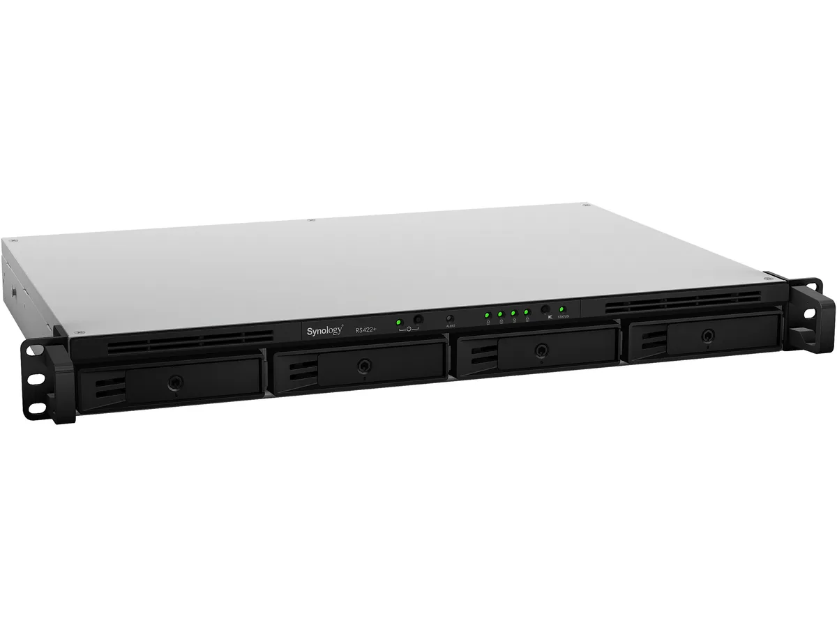 Synology Inc. Synology Inc. RS422+ 4-Bay rackmount NAS, AMD Ryzen R1600, 2GB DDR4 ECC — product photo