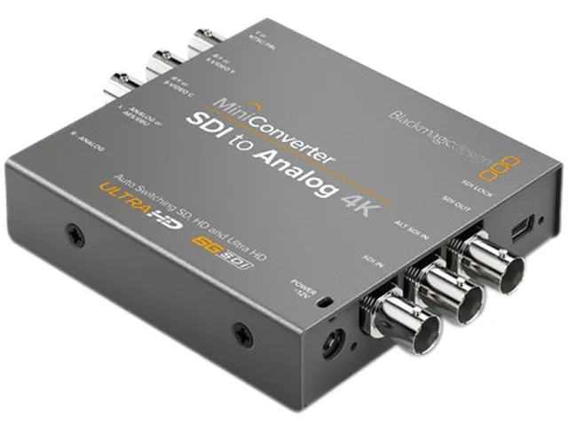 Blackmagic Design Pty. Ltd. Blackmagic Design Pty. Ltd. Mini Converter SDI to Analog 4K CONVMASA4K media converter — product photo