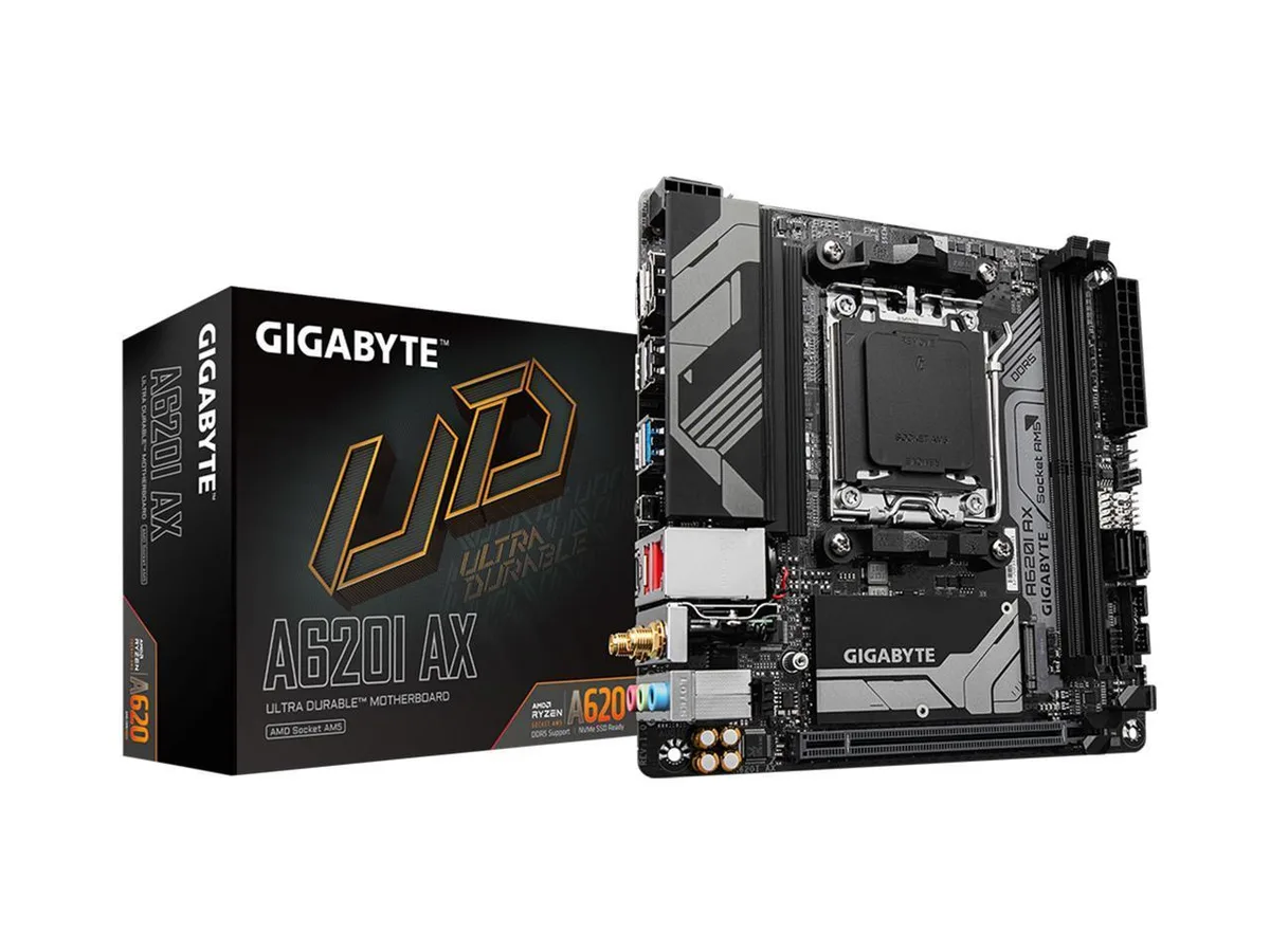 GIGABYTE GIGABYTE A620I AX AM5 AMD motherboard — product photo
