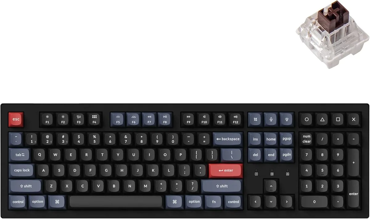 usbroway usbroway K10 Pro Full-size Mechanical Gaming Keyboard Brown Switch 1000 Hz Bluetooth 5.1 — product photo