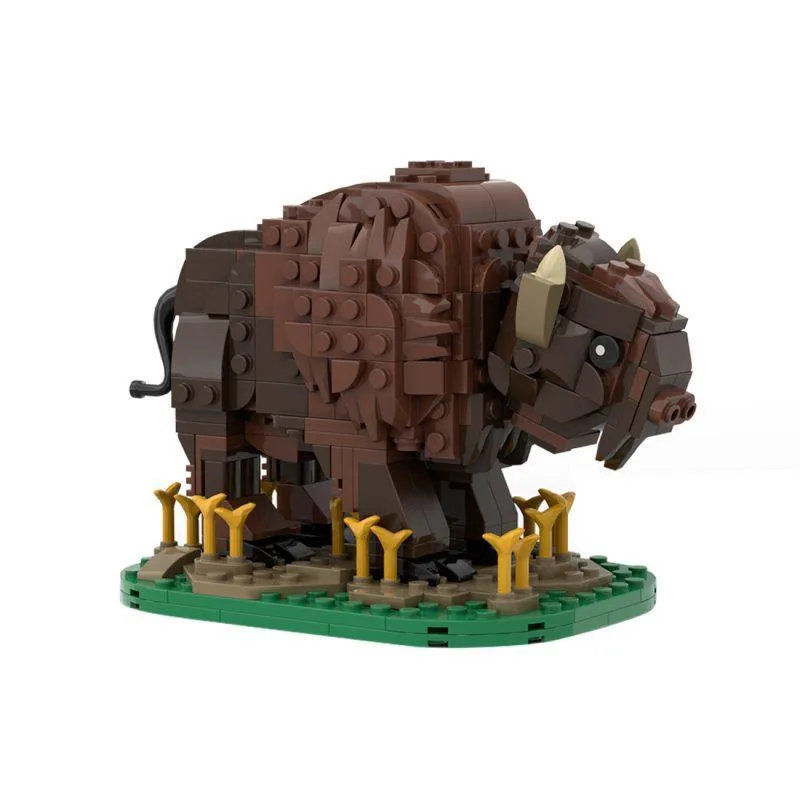 ZITIANYOUBUILD ZITIANYOUBUILD Custom MOC-212761 American Bison Building Blocks Set 424PCS — product photo